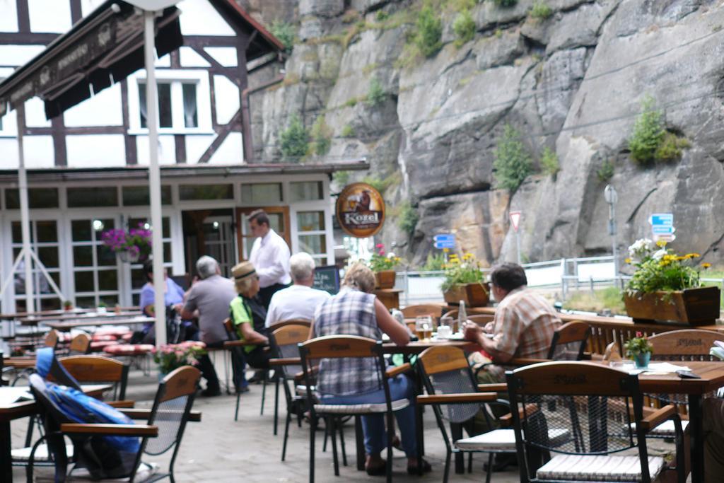 Pension Soutesky Hřensko Exterior foto