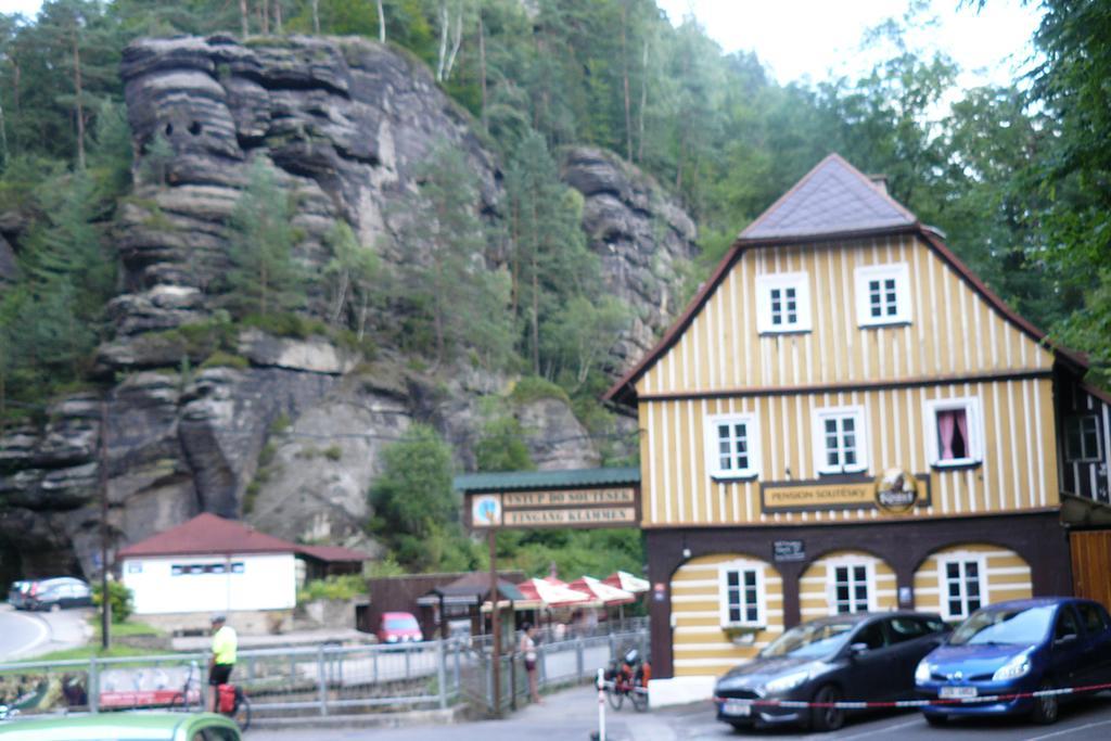 Pension Soutesky Hřensko Exterior foto